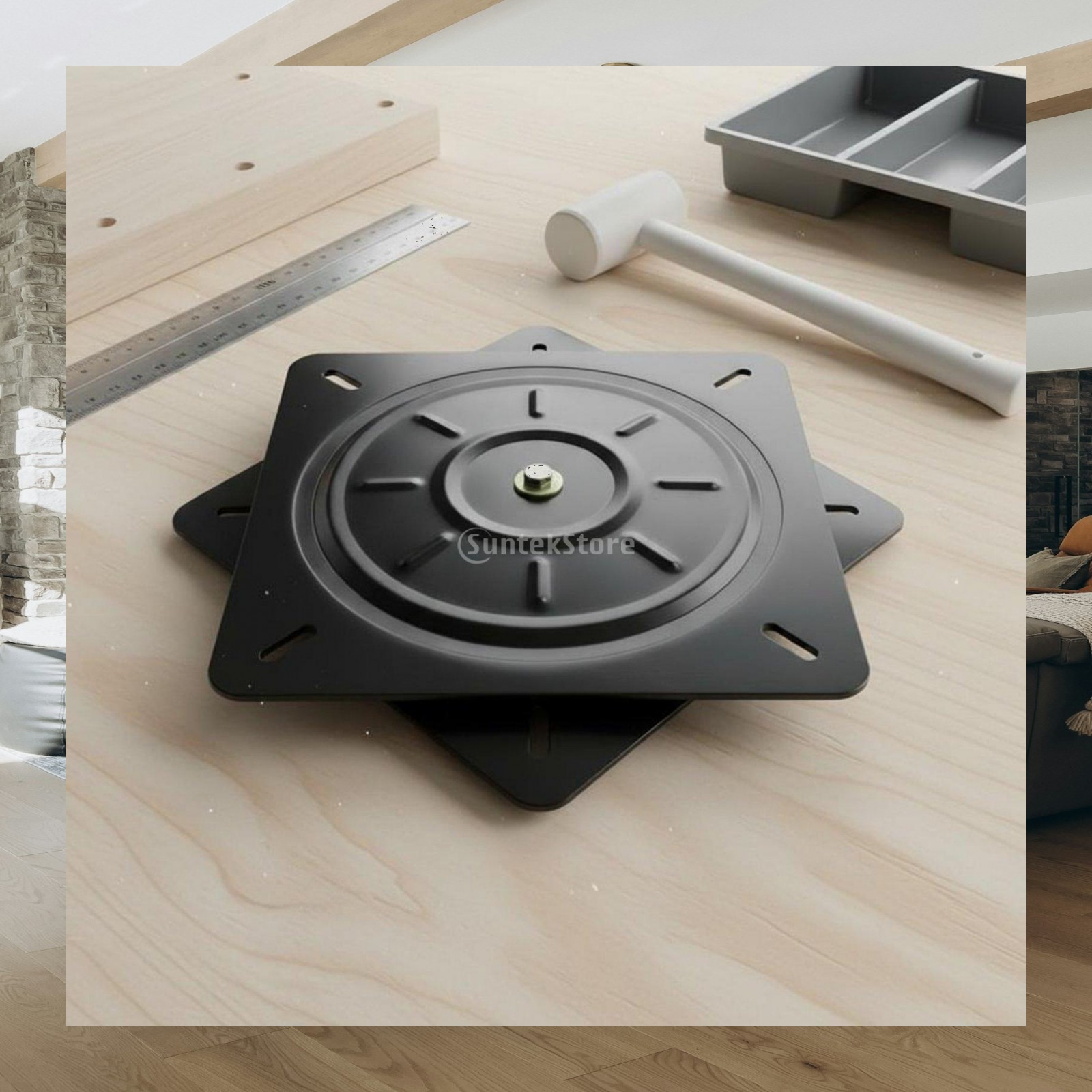 Commercial Kitchen Hardware - Swivel Base Chair Hardware 360 Degree
