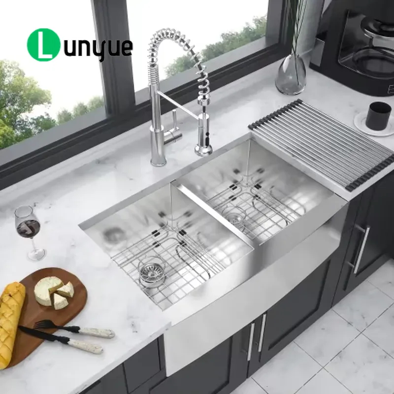 Commercial Kitchen Hardware - Modern American Farmhouse Kitchen Sink Set