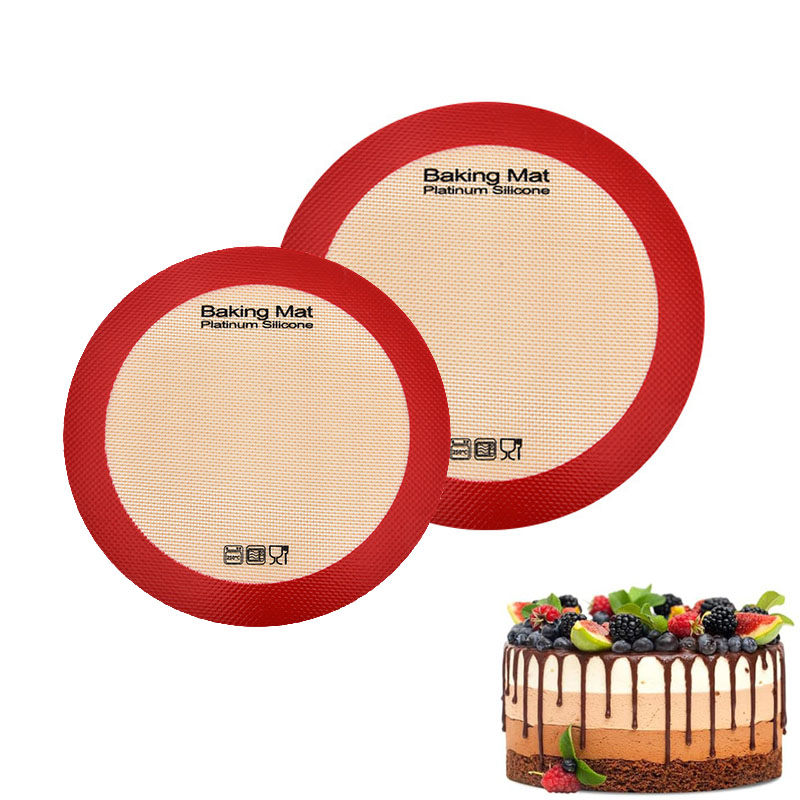 Deep Fryer Commercial - Round Silicone Baking Mat,Non-Stick Reusable Air