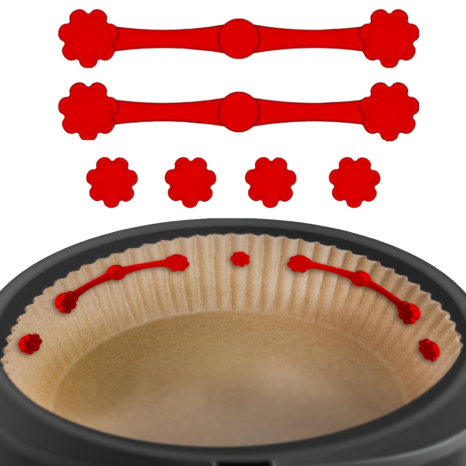 1/2Set Air Fryer Magnet Silico - Deep Fryer Commercial ulasan dan harga