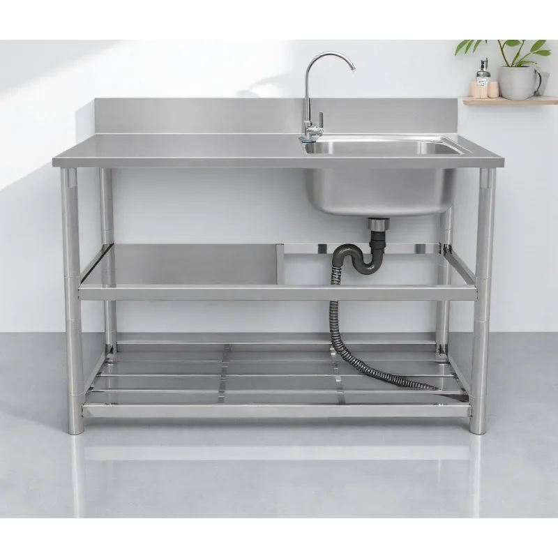 Stainless steel freestanding s - Commercial Kitchen Sink ulasan dan harga