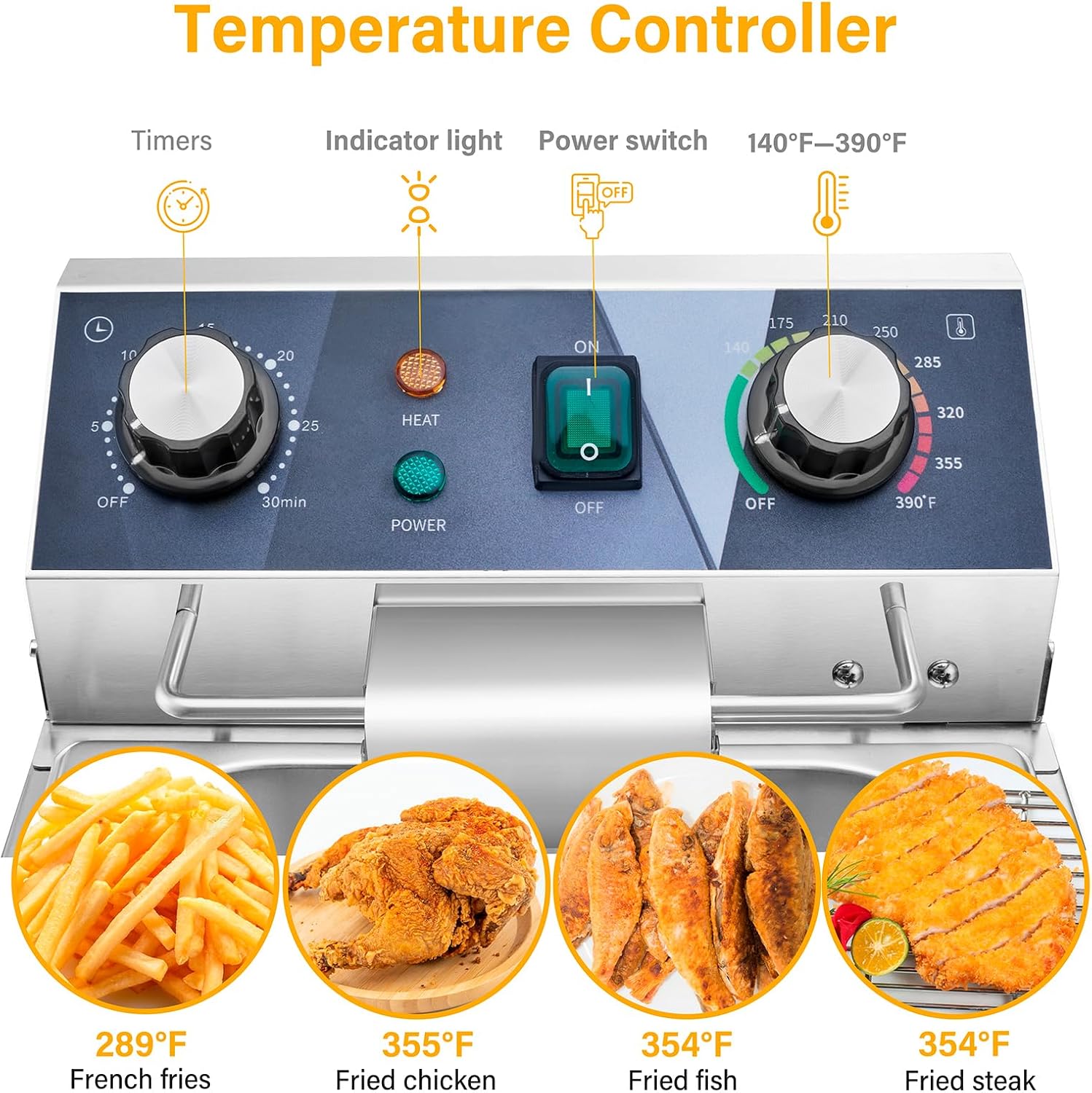 ^Electric Deep Fryer - 13L 13. - Deep Fryer Commercial ulasan dan harga