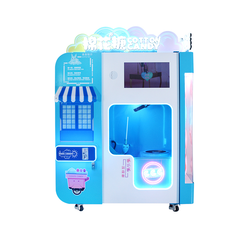 Fully Automated Smart Cotton C - Candy Floss Machine Commercial ulasan dan harga