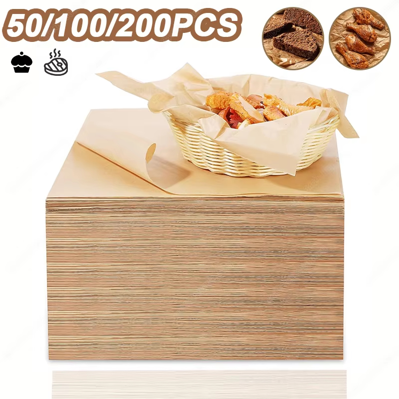50/100/200PCS Baking Paper Par - Deep Fryer Commercial ulasan dan harga