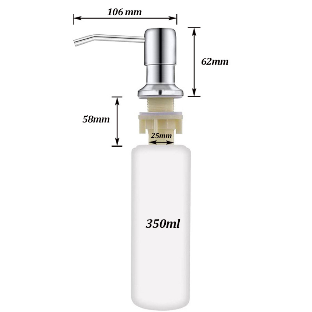 Built In Kitchen Sink Soap Dis - Commercial Kitchen Hardware ulasan dan harga