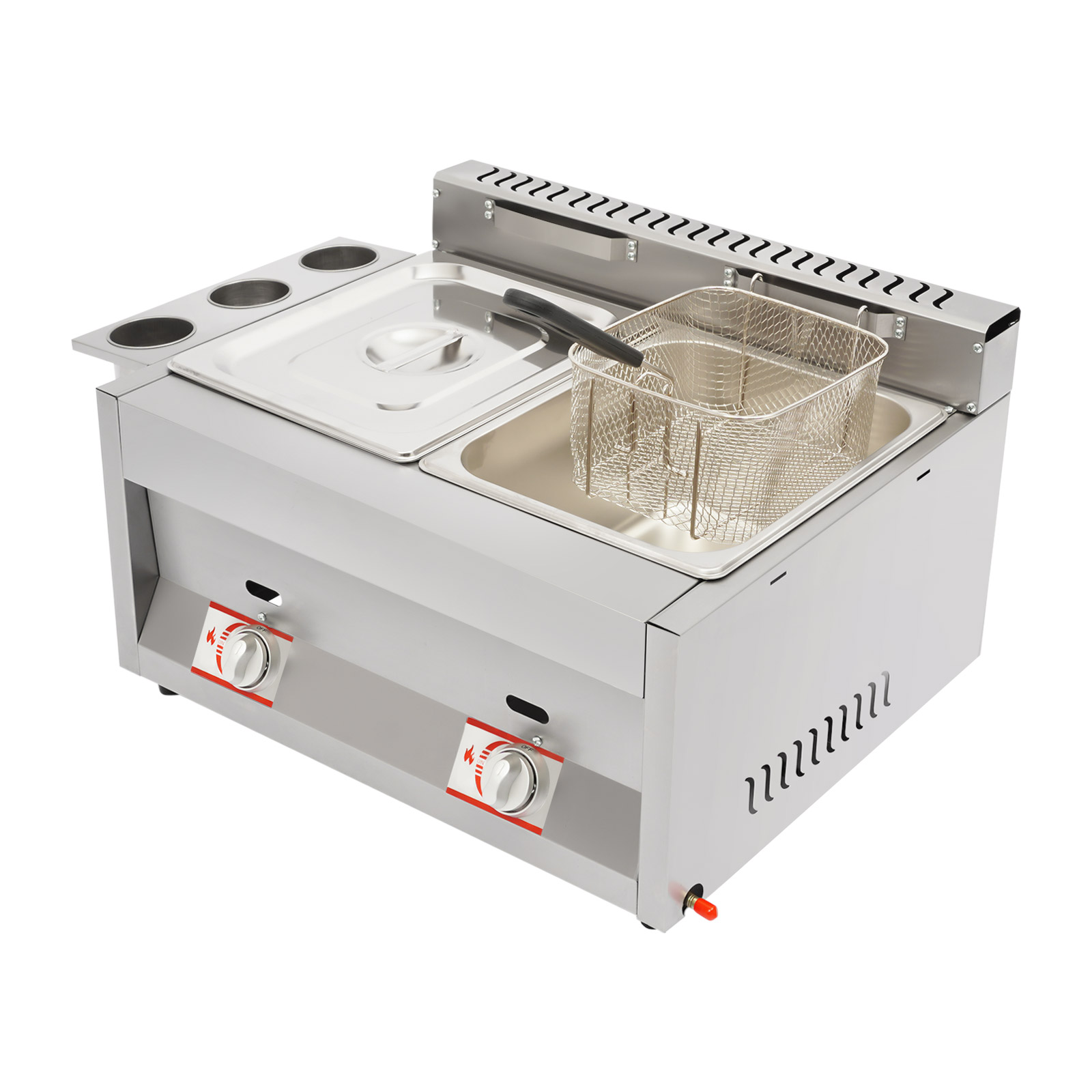 Commercial Deep Fryer 2-Tank 6 - Deep Fryer Commercial ulasan dan harga