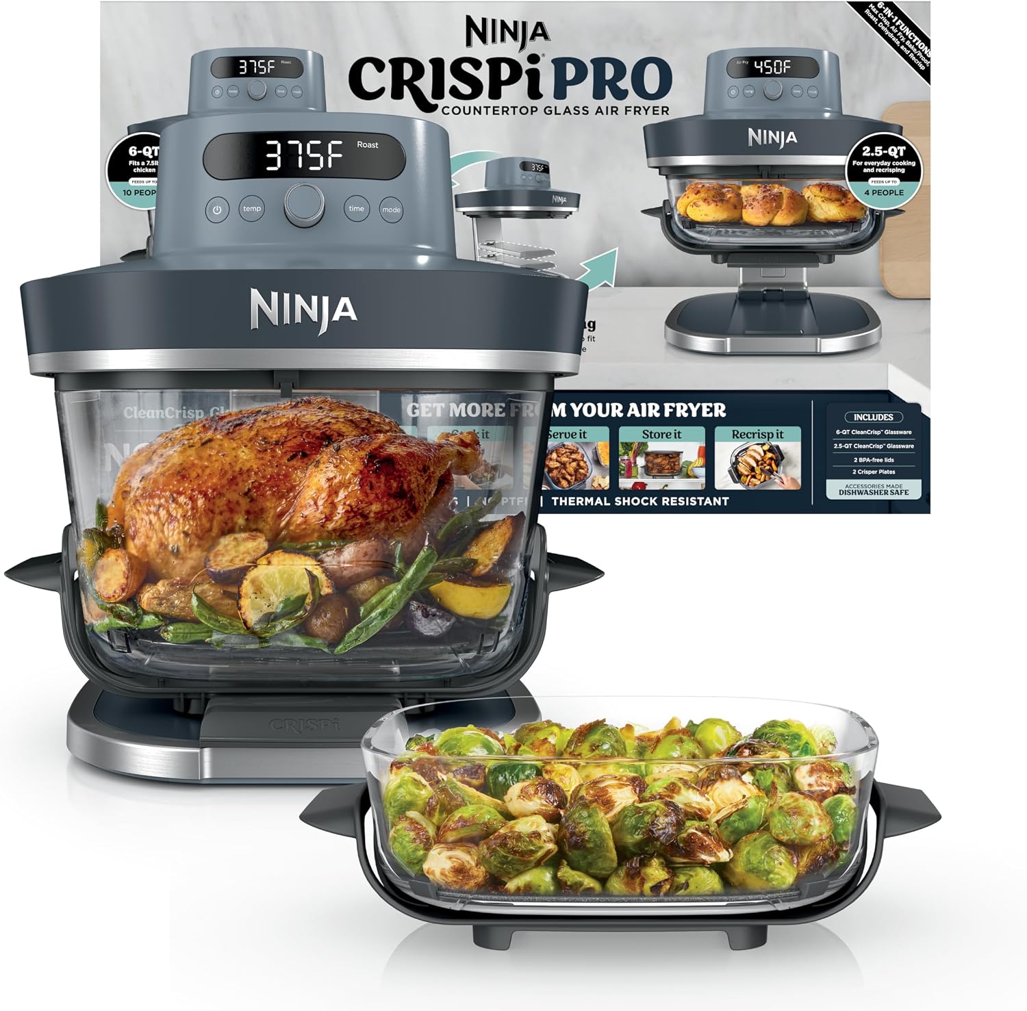 Ninja Crispi Pro 6-in-1 Glass  - Deep Fryer Commercial ulasan dan harga