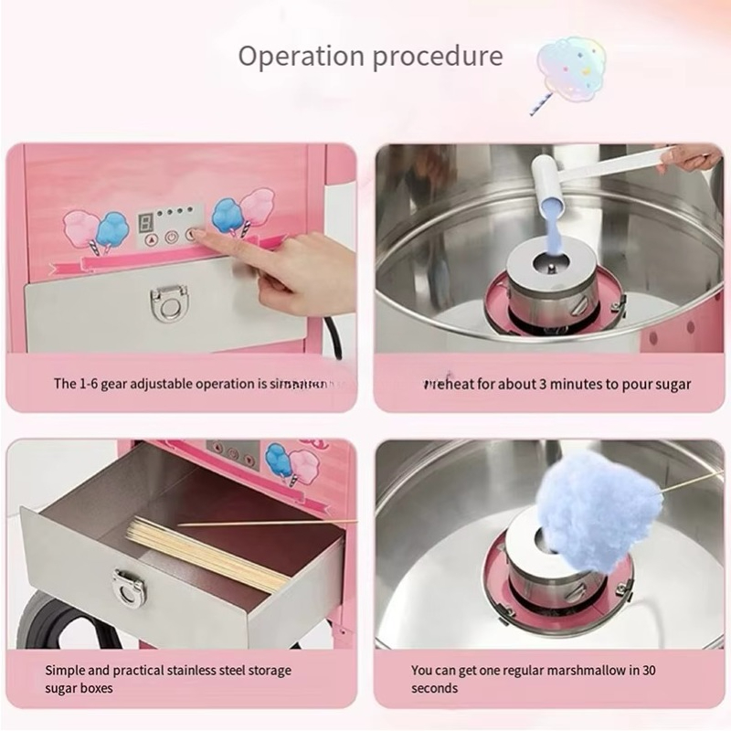Hot Releases Cotton Candy Mach - Candy Floss Machine Commercial ulasan dan harga