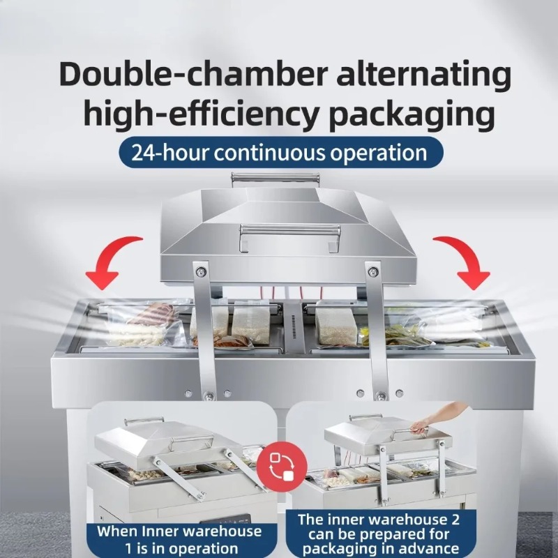 Double Chamber Vacuum Machine  - Vacuum Sealer ulasan dan harga