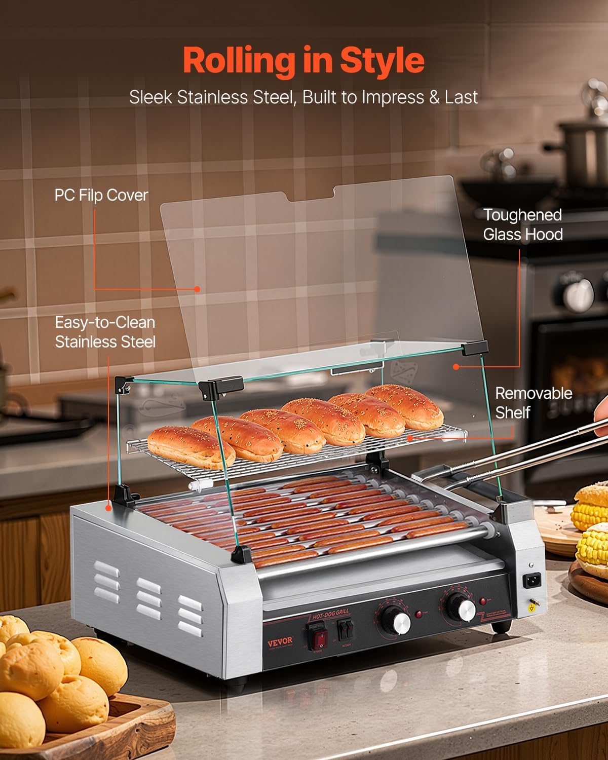 Hot Dog Roller, 30 Hot Dog 11  - Hot Dog Roller Grill ulasan dan harga