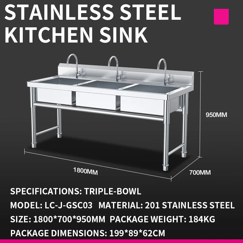 Kitchen Sink—Commercial Cafete - Commercial Kitchen Sink ulasan dan harga