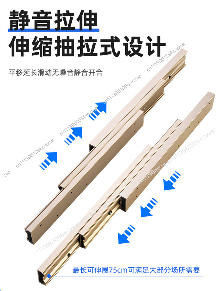 Telescopic Pull out Slide Rail - Commercial Kitchen Hardware ulasan dan harga