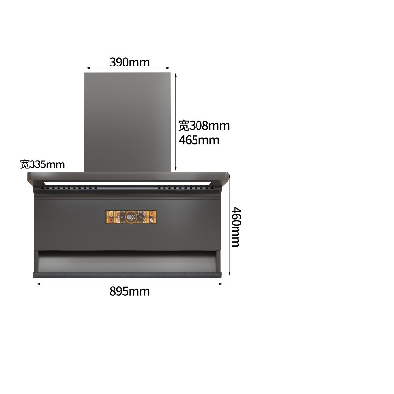 Range hood top side double suc - Commercial Kitchen Vent Hood ulasan dan harga