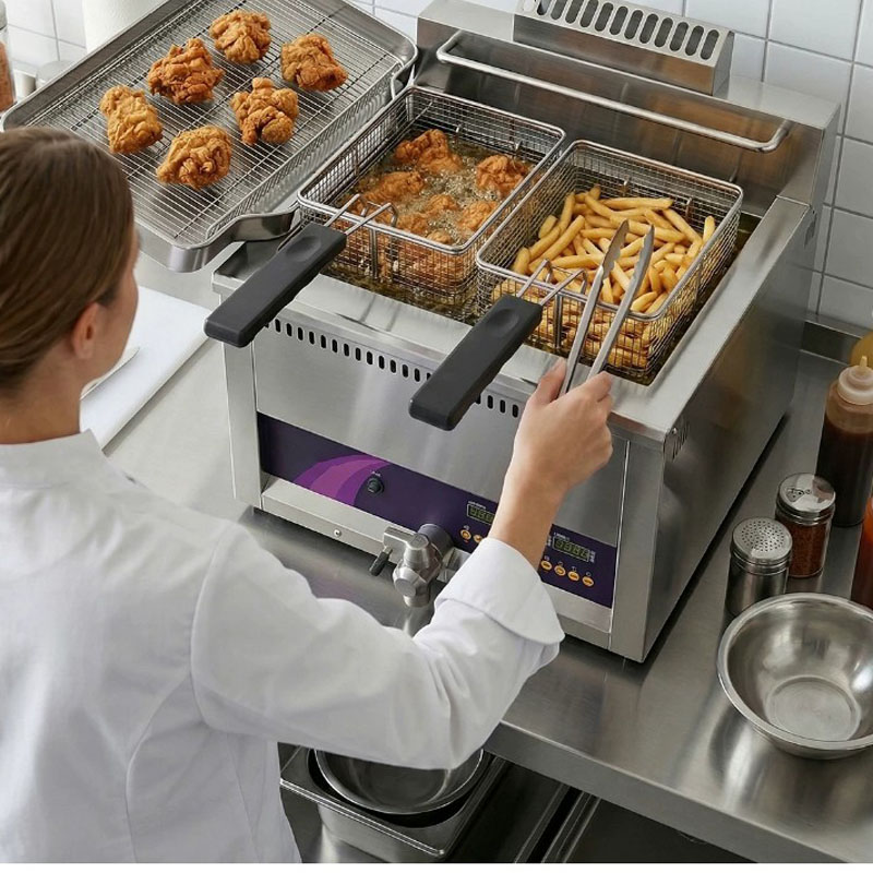 Commercial Large Capacity Elec - Deep Fryer Commercial ulasan dan harga