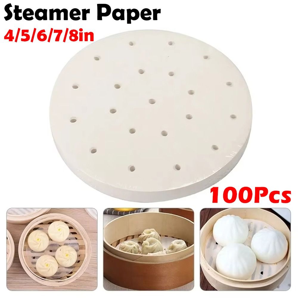 100Pcs Steamed Paper Steamed B - Commercial Kitchen Accessories ulasan dan harga