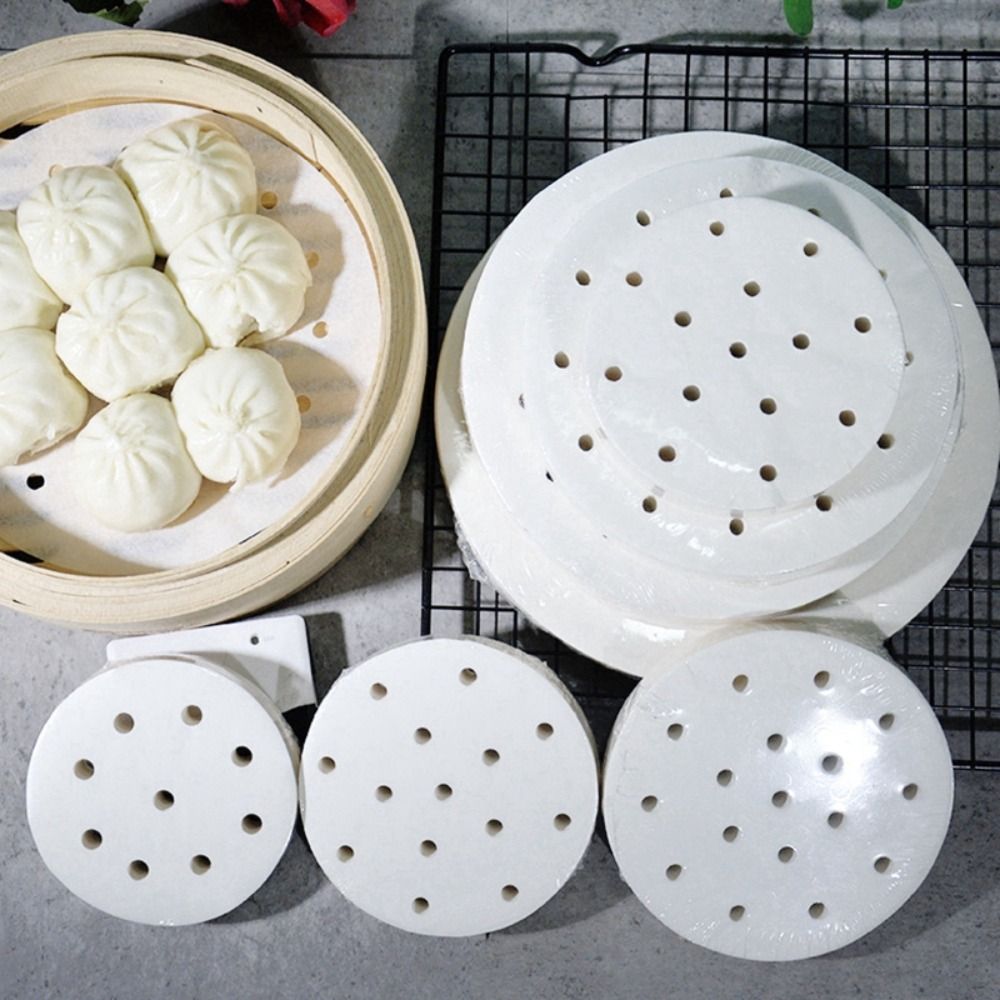 100Pcs Steamed Paper Steamed B - Commercial Kitchen Accessories ulasan dan harga